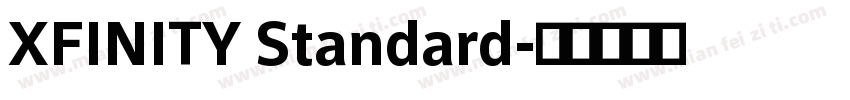 XFINITY Standard字体转换